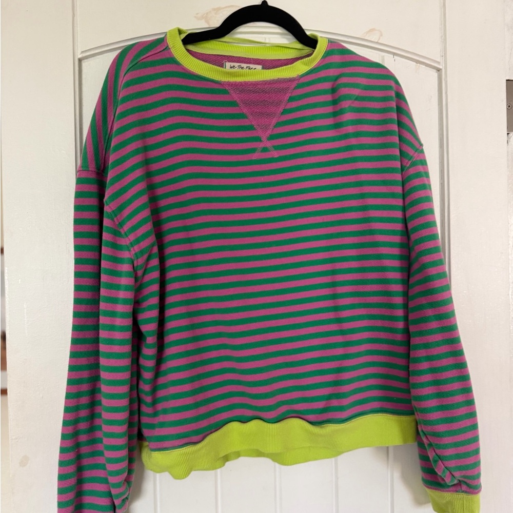 We The Free Striped Sweater - XS